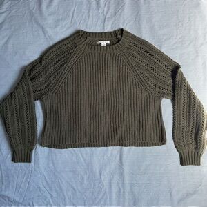 NWOT American Eagle Pointelle Pullover Sweater